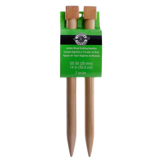 Loops Threads Jumbo Wood Knitting Needles Loops Threads Jumbo Wood Knitting Needles